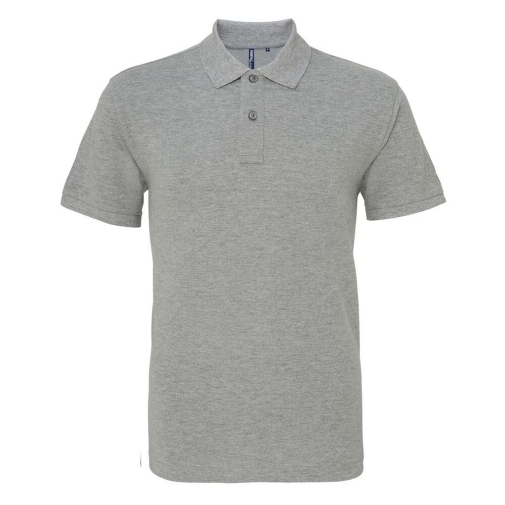 Asquith & Fox Mens Plain Polo Shirt / Heather